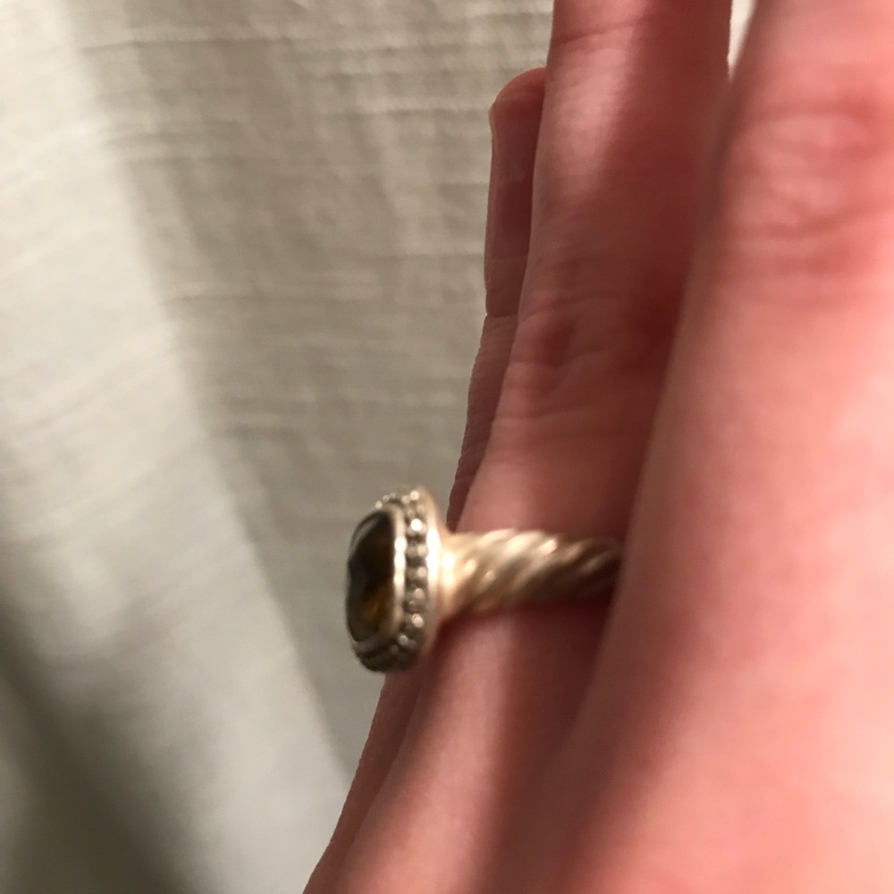 David Yurman Citrine ring size 5.5 - Picture 3 of 8